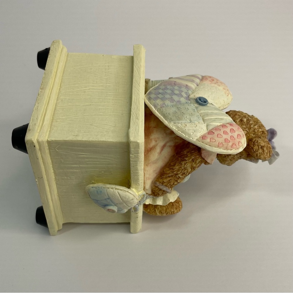 The San Francisco Music Box When You Wish Upon A Star Angel Bear Vintage 1996 - Picture 10 of 17